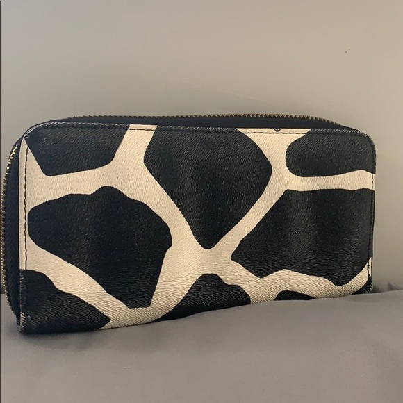 Cow Print Coach Wallet - Picture 2 of 4